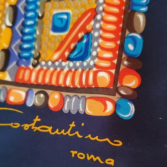 Constantino Toma Vintage Scarf.   Made in Italy. - Picture 6 of 6